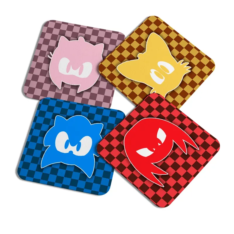 Porta Copos Jps Info Quadrado - Sonic Icons Friends