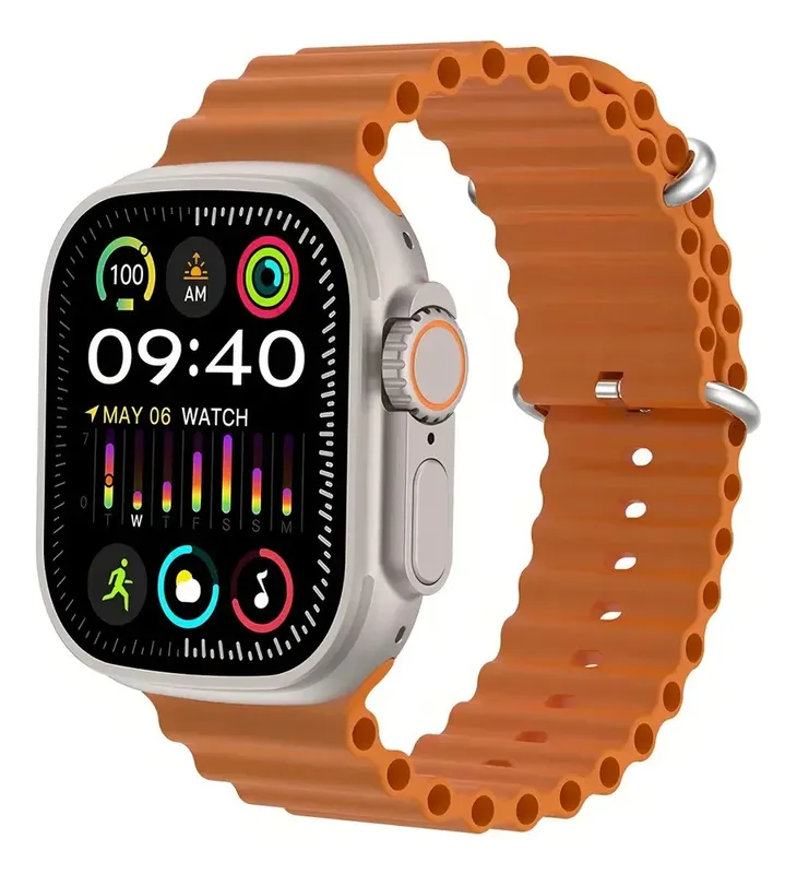 Relógio Smartwatch 10 Ultra 49mm Com 7 Pulseiras