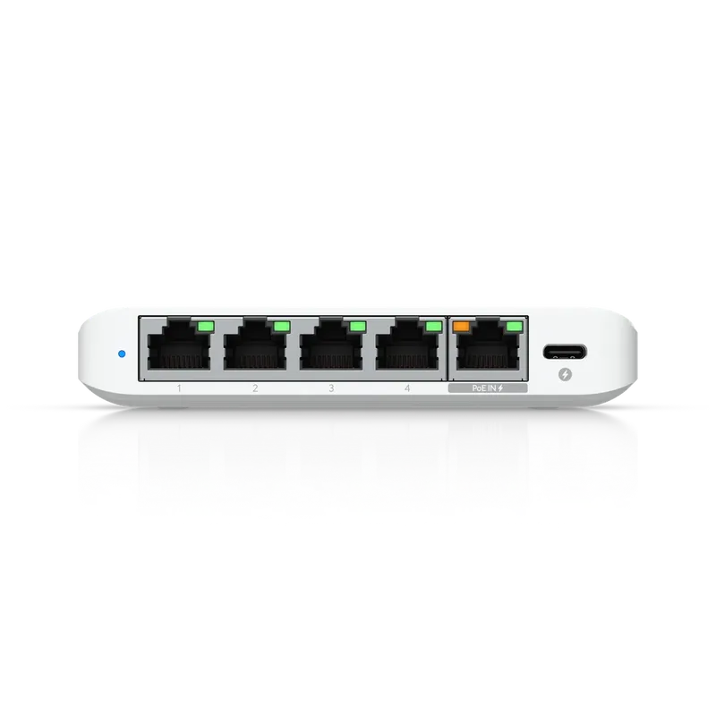 Switch Ubiquiti Unifi Usw-flex Mini G2 5 Portas Poe+ Gigabit