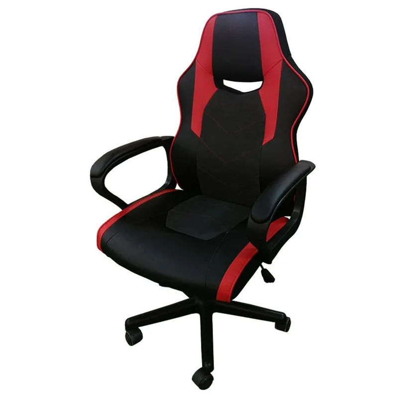 Cadeira Gamer Overseas Overx Pro Opt, Até 120Kg, Ergonômica/Giratória, Preto E Vermelho