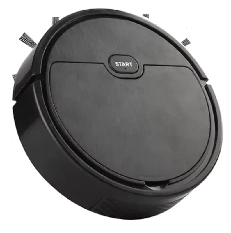 Aspirador De Pó Robô Inteligente Varredura Limpador Automático Cor Preto
