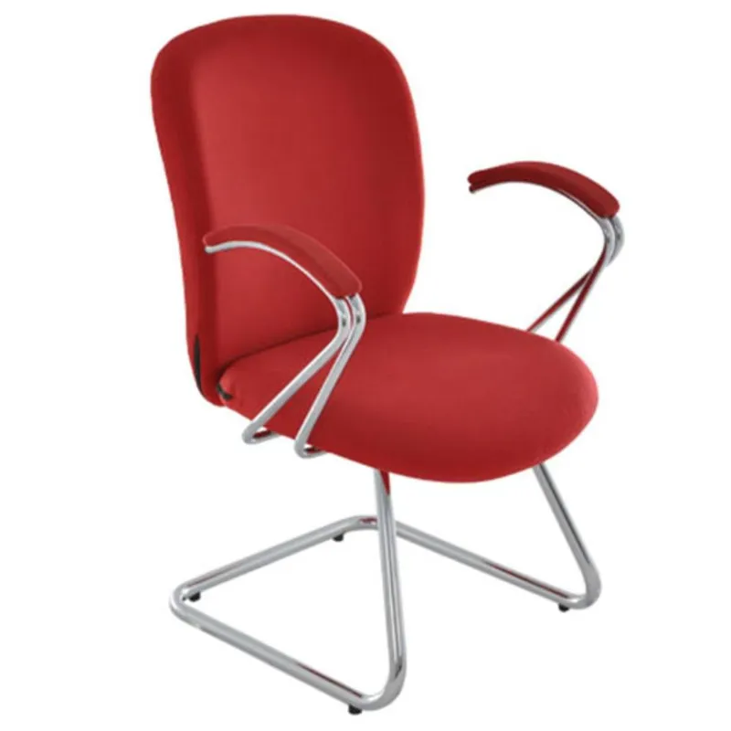 Cadeira Interlocutor Design Office Móveis, Linha Confort, Vermelho
