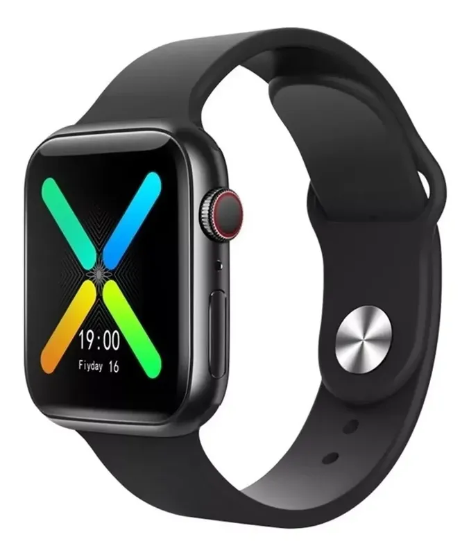 Relógio Smartwatch X8 Digital Bluetooth Masculino E Feminino Com Monitor De Saúde Cor:rosa.