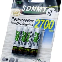 Pilha Recarregável Aaa 2700mah Blister Com 4 Unidades