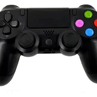 Controle Joystick Sem Fio Para Ps4 Bluetooth Preto