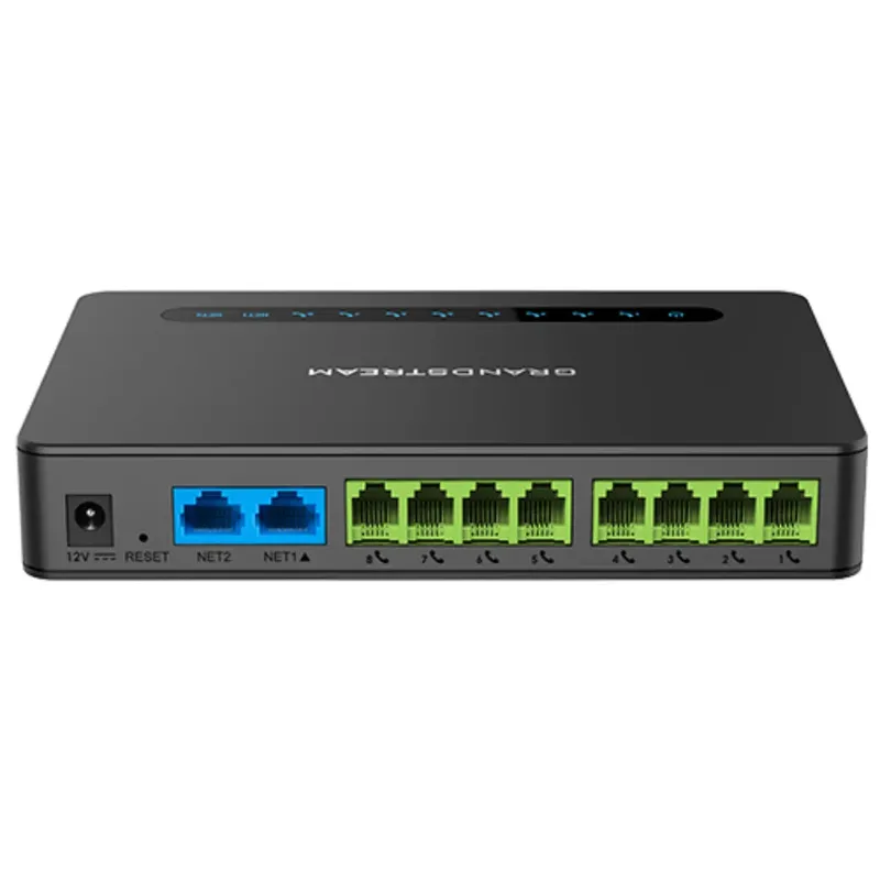 Ata Voip Com 2 Portas Fxs E 2 Portas De Rede Gigabit Ht812 V2 Grandstream