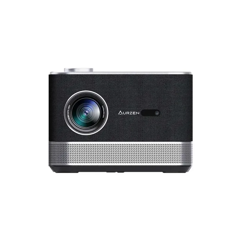 Projetor Inteligente Aurzen Boom 3 Preto Com Wifi E Bluetooth Áudio Doiby 3d E Alto-falantes 36w
