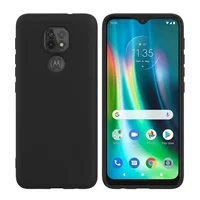 Capa Silicone Case Aveludada + Película De Vidro 3d Para Moto G9 Play