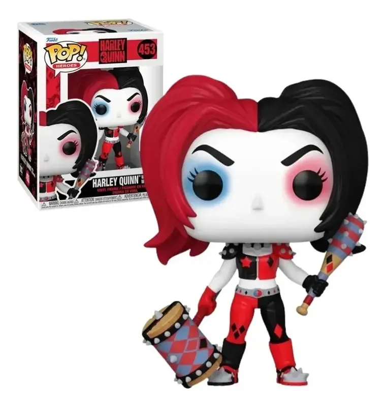 Funko Pop Heroes Alerquina 453 Com Armas Harley Quinn With Weapons