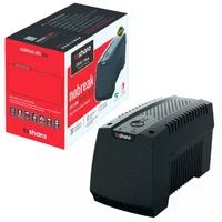Nobreak Ts Shara Ups Mini 700va, Monovolt 115v/115v, 1x Bateria 12v 6ah, 6 Tomadas - 4574