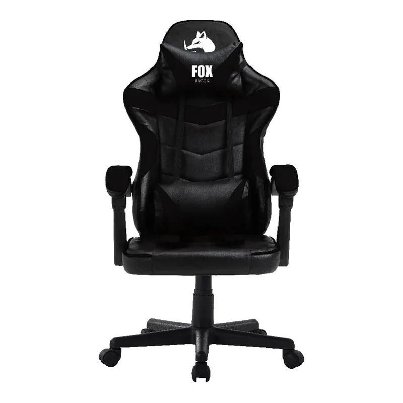 Cadeira Gamer Fox Racer Nordic, Até 125KG, RGB, Encostos Ajustável, Preto