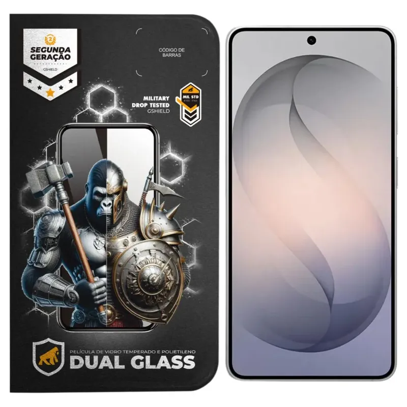Película Para Samsung Galaxy S26 - Dual Glass Preta - Gshield