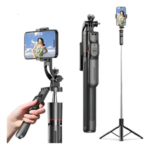 Bastão De Selfie Tripé Extensível 1,77m Bt Controle Automático 360º