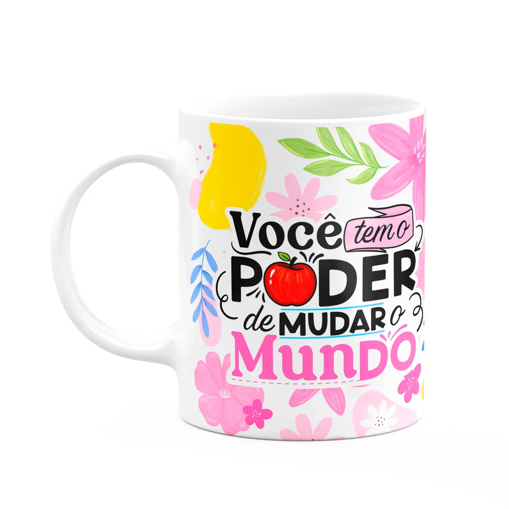 Caneca Professora Preta M1