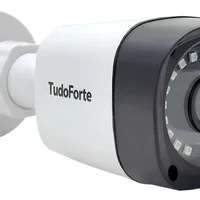 Câmera De Segurança Tudo Forte Bullet, Full HD, 1080P, Lente 2.8mm, Proteção IP66, Branca