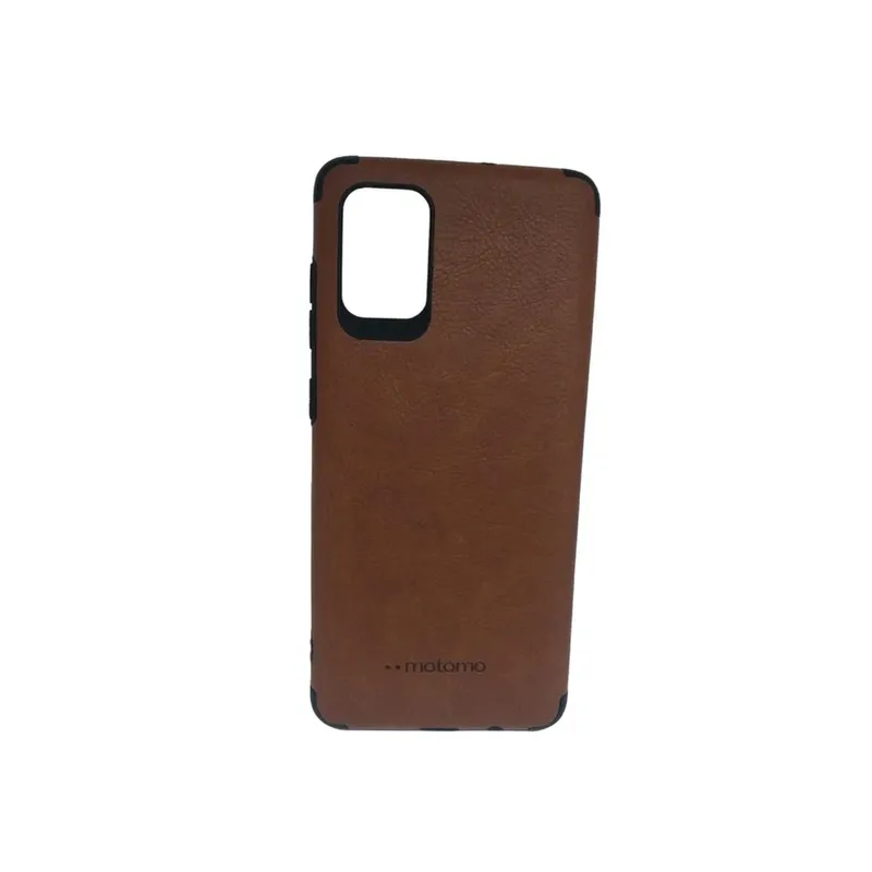 Capa Capinha De Celular Samsung Galaxy A71 Ante Impacto Cor:marrom Claro
