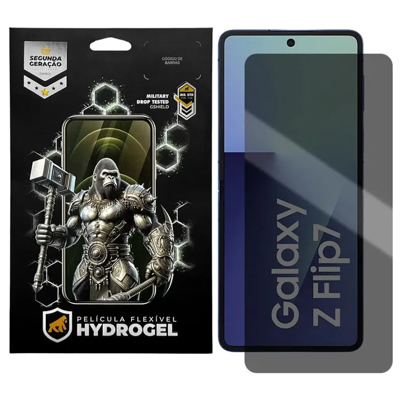 Película Para Samsung Galaxy Z Flip 7 - Privacidade Hydrogel - Gshield