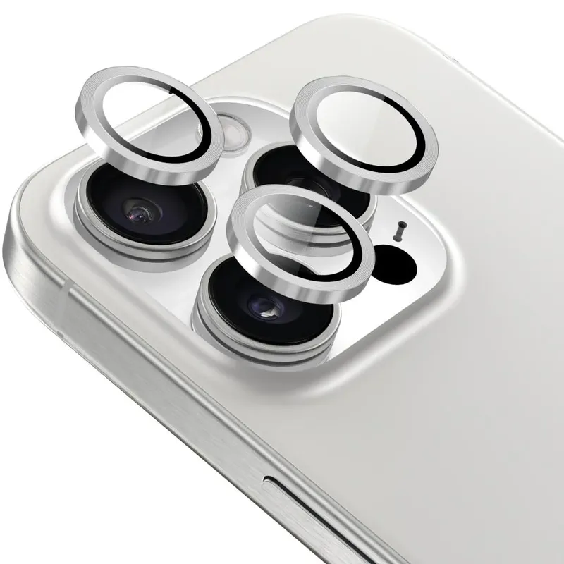 Película Para Câmera Iphone 16 Pro/ 16 Pro Max, Iplace, Aro Silver