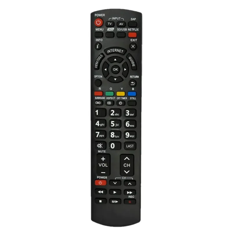 Controle Remoto Tv Smart Panasonic Tnq2b4905 Usb 3d -8093 -7922