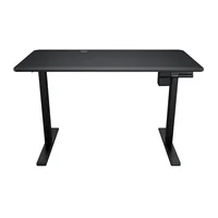 Mesa Elétrica Cougar Royal Mossa 120cm Com Ajuste De Altura Preto
