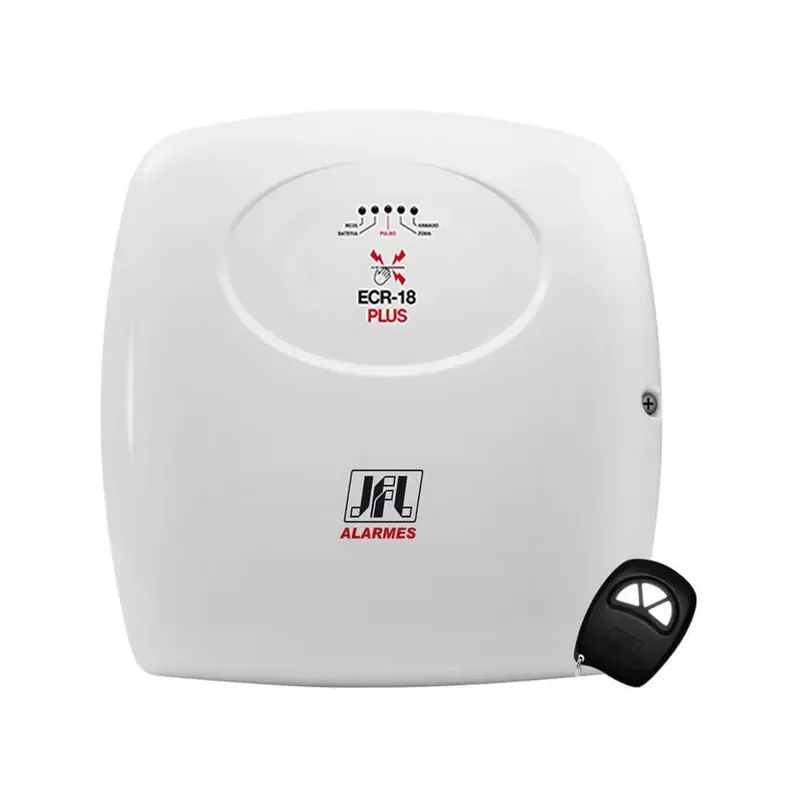 Central De Choque Cerca Elétrica Ecr-18 Plus 433,92mhz 18.000v - Jfl