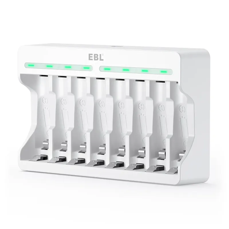 Carregador Pilhas EBL NiMH NiCd Carga Rápida USB TB-6901
