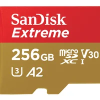 Cartao Memoria Sandisk Micro Sdxc Extreme A2 190mb/s 256gb