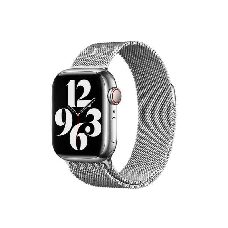 Multiira De Milanese Para Apple Watch 38, 40, 41mm, Prata - Gshield
