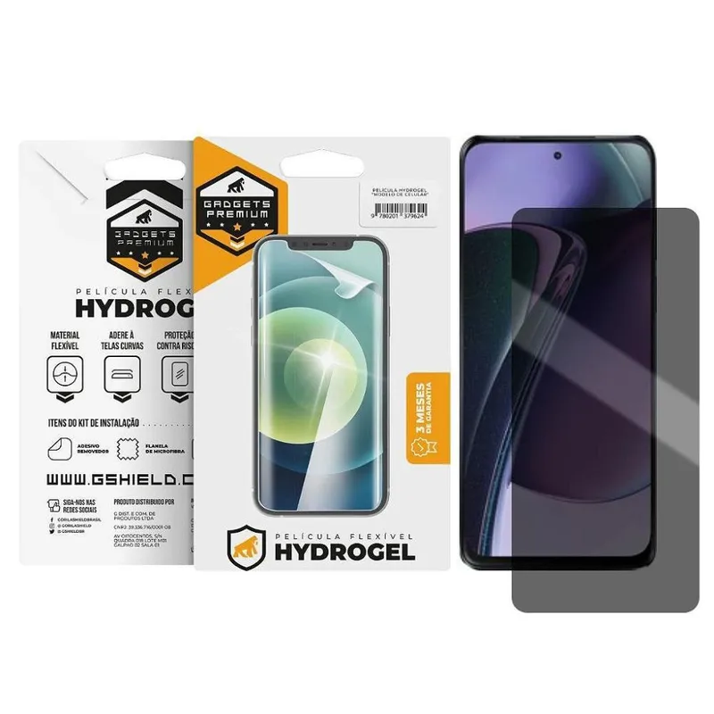 Película Para Motorola Moto E7, Privacidade Hydrogel, Gshield