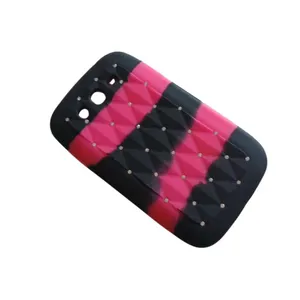Capa De Celular Galaxy Grand Duos 9082 Capinha Protetora Diversos Modelos Cor:mole Preto E Rosa