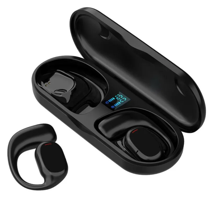 Fone De Ouvido Agold Fn-B08, Bluetooth, Esportivo Com Gancho, Sensor Touch - Não Cai Da Orelha