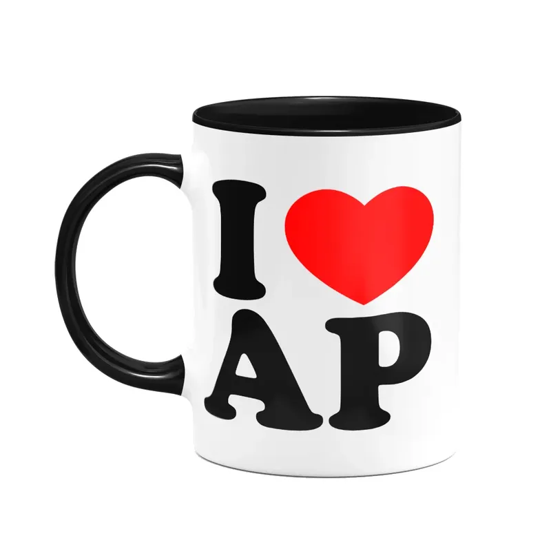 Caneca I Love Ap - Amapá - 325ml - Branca
