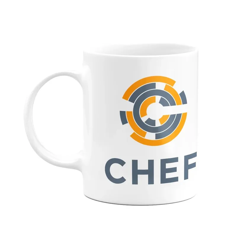 Caneca, Dev, Chef, Cerâmica, 325ml, Preta