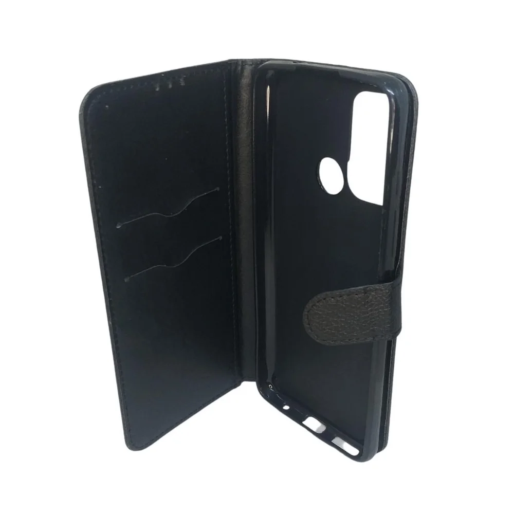 Capa Moto G60/G40 Fusion Carteira Preto