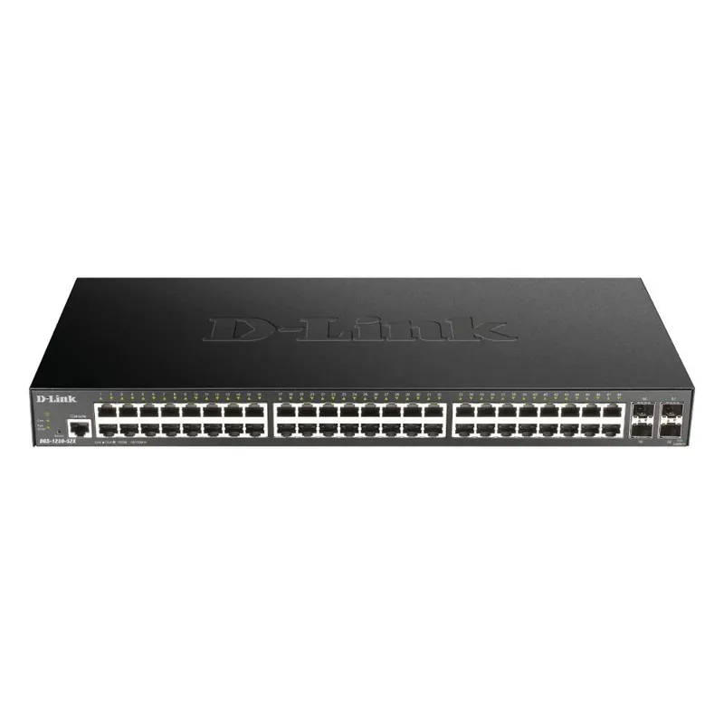 Switch 52 Portas D-link Dgs-1250-52x - Gerenciável - 48 Portas Gigabit - 4 Portas Sfp+ 10g