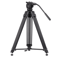 Tripé Profissional Kingjoy, Com Cabeça Hidráulica Fluida, Para 10kg - Vt-2500