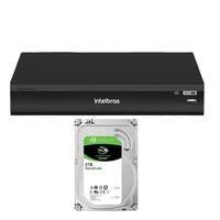 Kit Intelbras, DVR Imhdx 5108, 8 Canais, Multi HD, 4k + HD 2TB