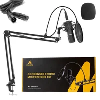 Microfone Maono Au-pm320s P/ Estúdio Podcast Live Streamer