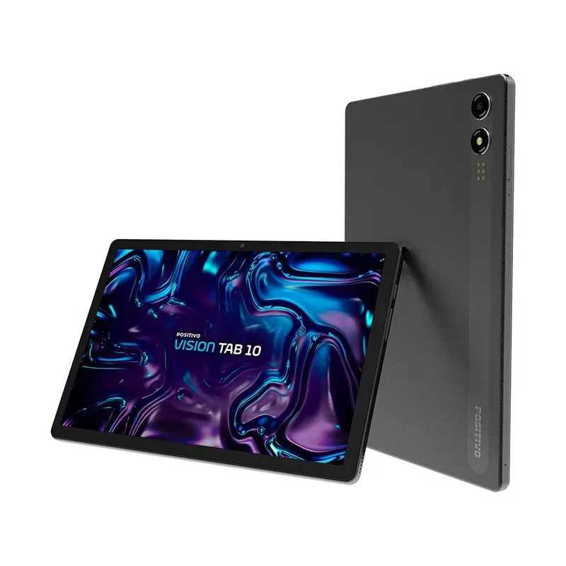 Tablet Positivo Vision Tab 10 Com Capa Teclado 4gb Ram 128gb 6000mah 10.1” Hd Wifi Ac E 4g - Preto