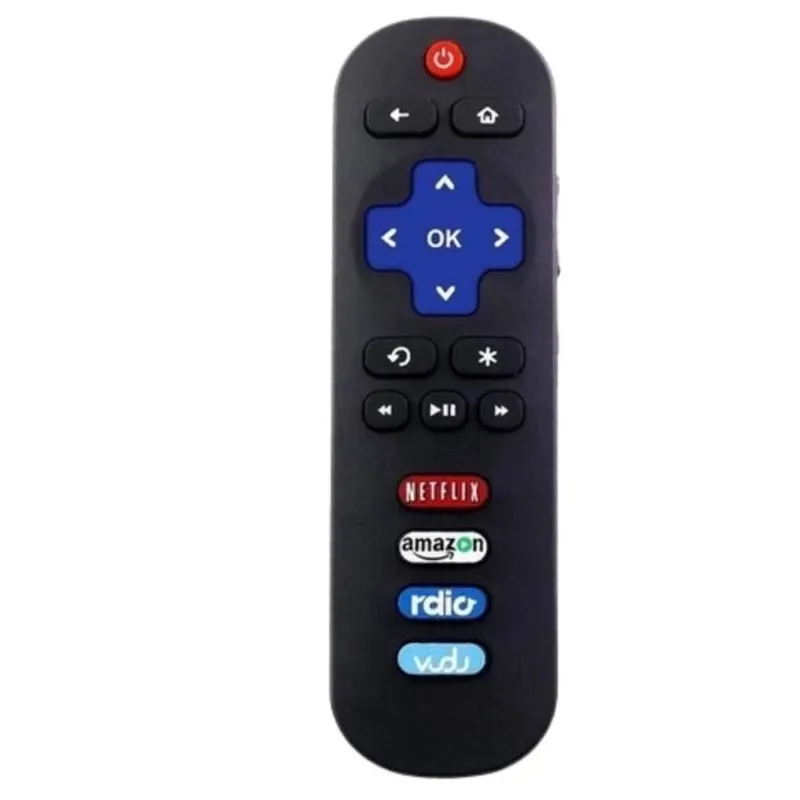 Controle Remoto Tv Smart Tcl Roku Compatível 9141 (botão Lateral Funciona)