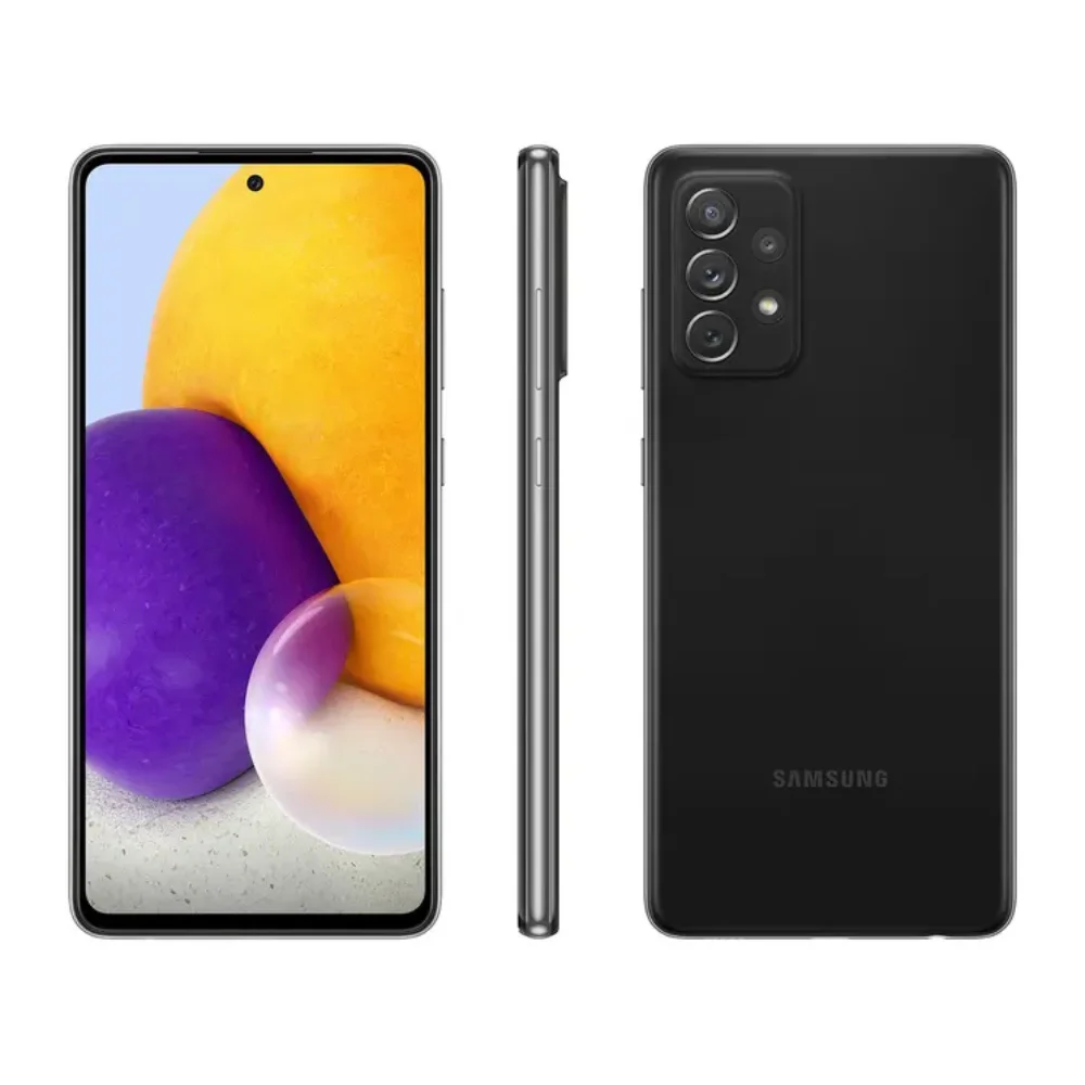 Usado: Samsung A72 128 Gb Preto - Regular