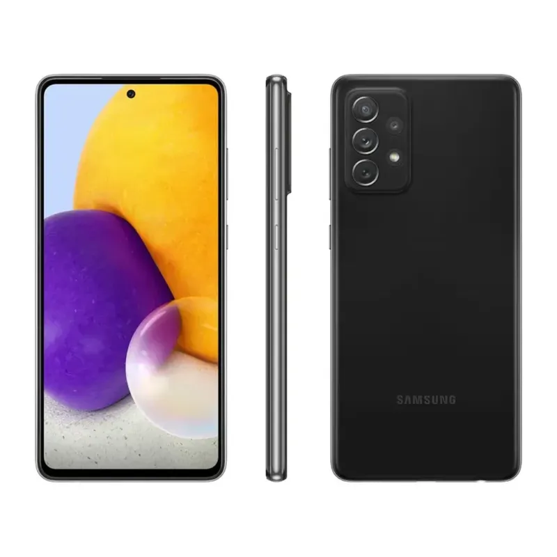 Usado: Samsung A72 128 Gb Preto - Regular