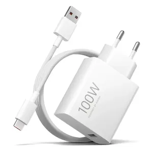 Carregador Xiaomi Mdy-19-er 100w Usb-a (bivolt - Branco Compatíveis Xiaomi/poco/redmi