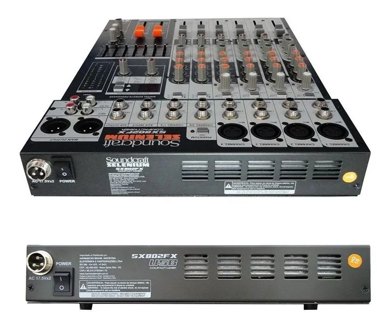 Mixer Analogico Soundcraft Sx1602fx Usb 16 Canais