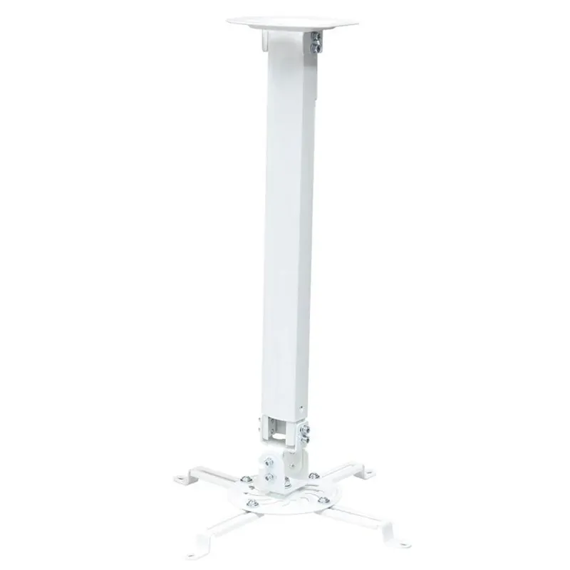 Suporte De Teto Para Projetor Com Extensor, Suporte Até 13,5kg, Rotação 360°, Branco, Pro1100w, Elg