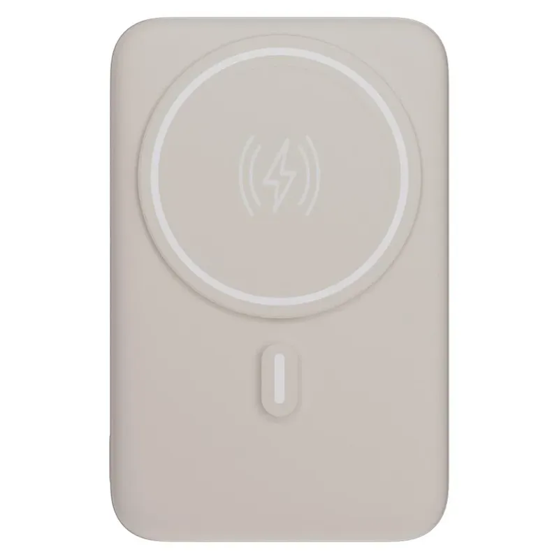 Carregador Usb Portátil 10000mah Branco, Por Indução, Pb10magow, Geonav