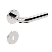 Fechadura Interna Inox Home Ix310 55mm Roseta Redonda Inox Polido Stam