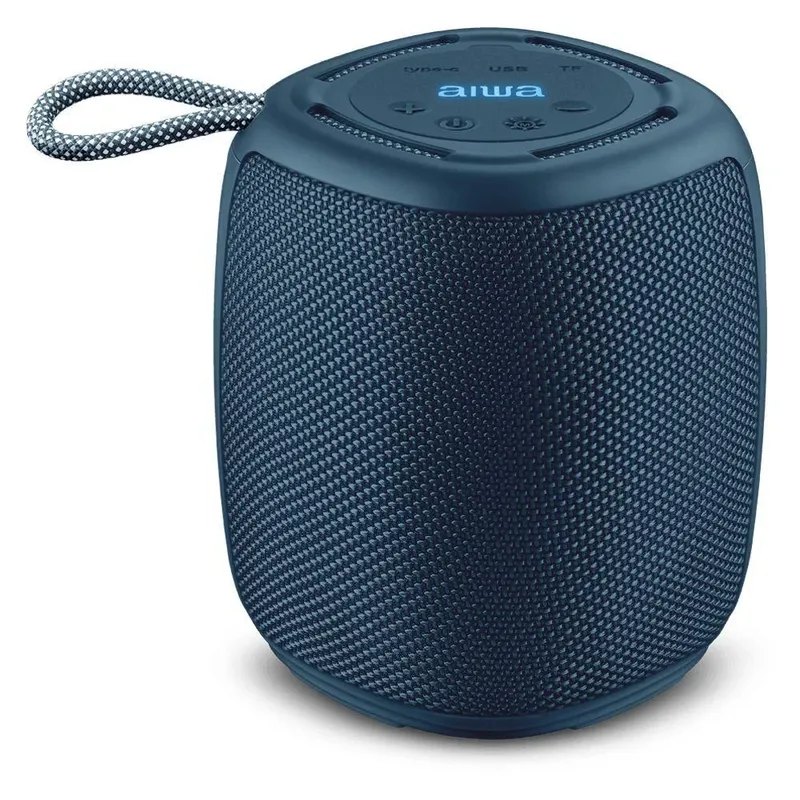 Speaker Aiwa Sp-03-b 15w Bt 12h Ipx4 RGB Mini Speaker Aws-sp-03-b Bivolt