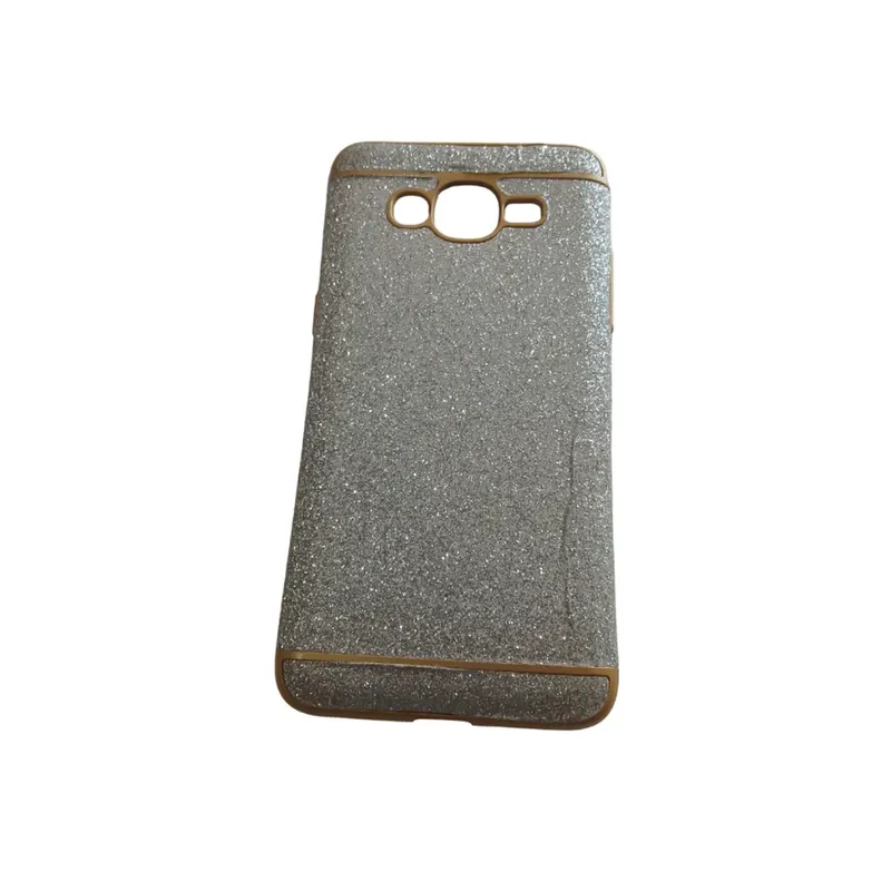 Capa Capinha De Celulkar Protetora Galaxy J3 Proteja Seu Celular Com Estilo Cor:prata