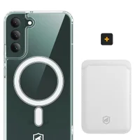 Kit Magsafe - Capa Case Capinha E Carteira Para Samsung Galaxy S22 Plus - Gshield